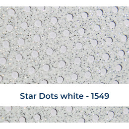Bling Bling Star Dots White