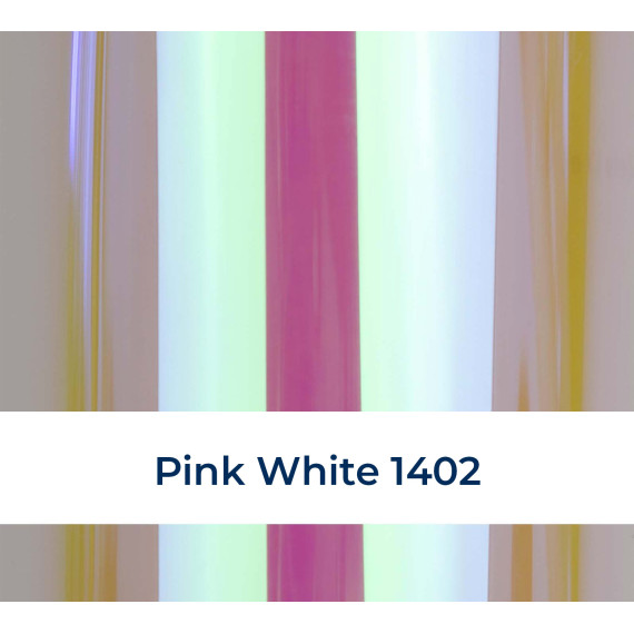 holograflex pink white 1402