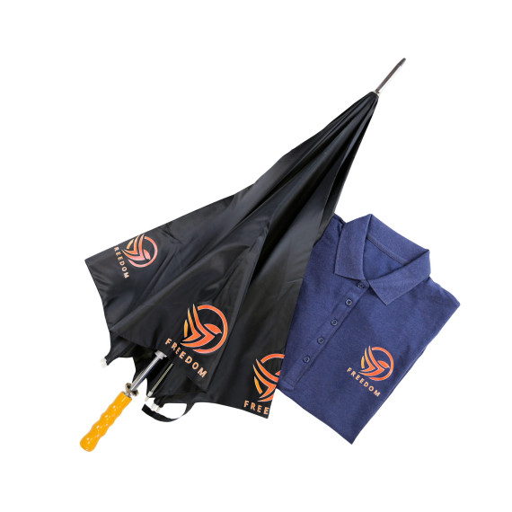 Hotmarkprint Revolution parapluie et polo