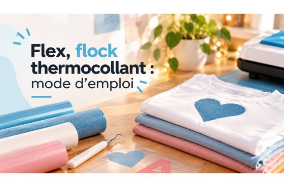 Flex et flock thermocollant : mode d'emploi et conseils de pose