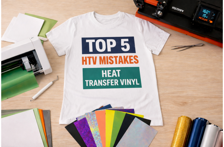 Top 5 mistakes to avoid with heat transfer vinyl (Expert Guide 2026)