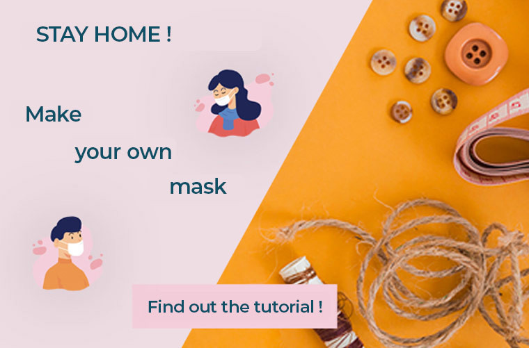 Make your own protective mask at home!